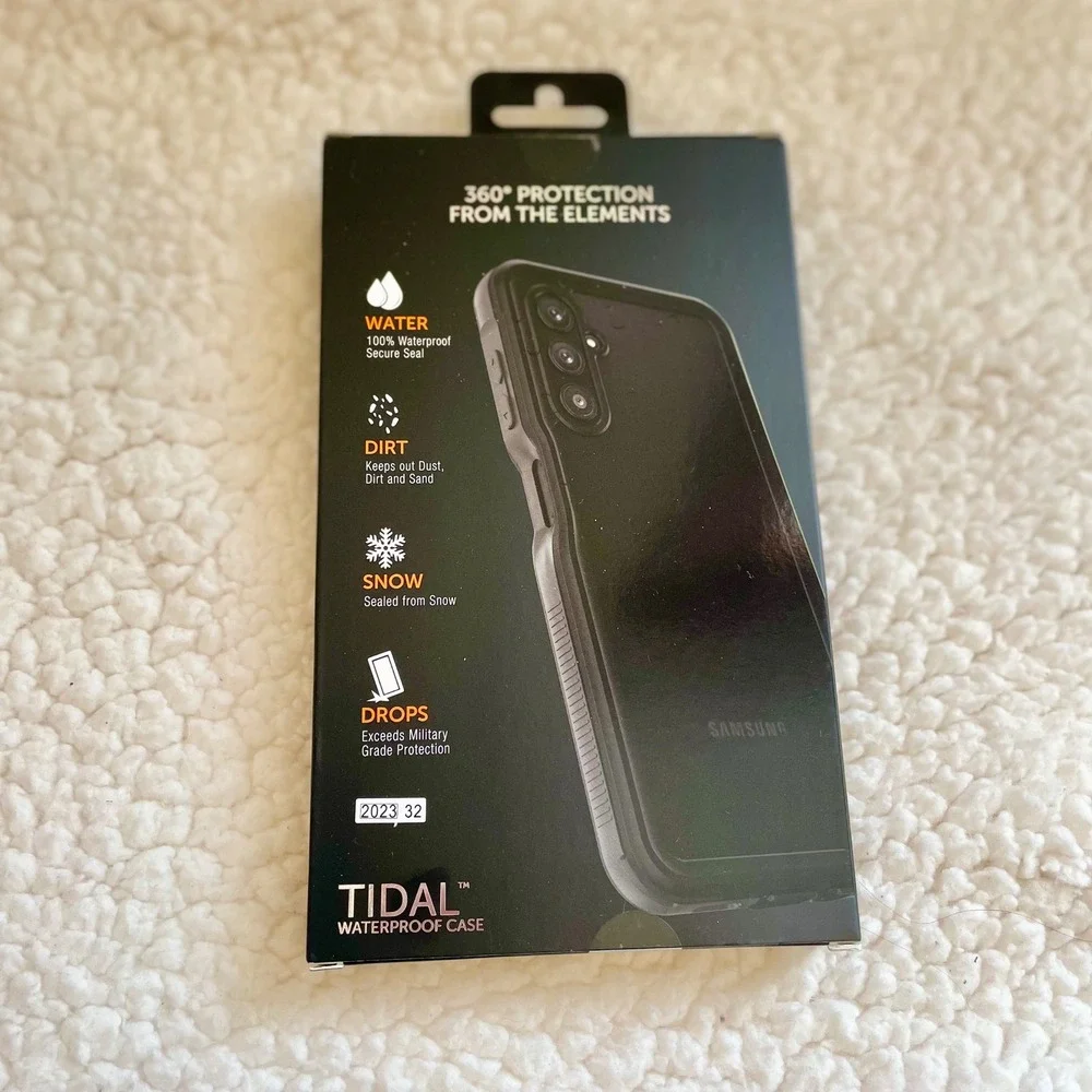 Body Glove Tidal Waterproof Case Samsung‎ Galaxy A14 5G Black Clear IP68 Rugged